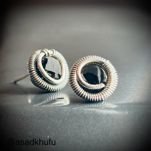 Spiral Crystal Studs